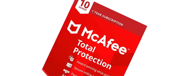 McAfee Total Protection 10 dispositivos 1 año